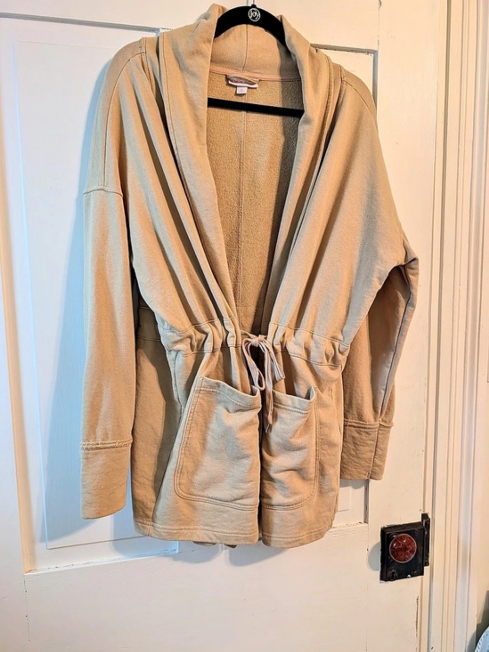 KNOX ROSE Beige Hooded Jacket Size XL